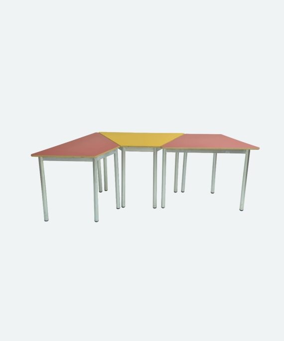 Mesa Kinder (Prekinder) Trapezoidal ancha (120 x 50 cm)