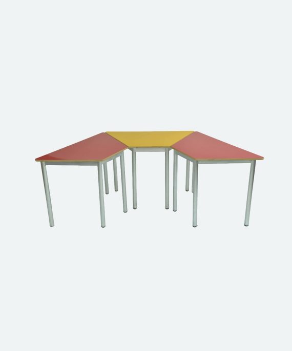 Mesa Kinder (Prekinder) Trapezoidal ancha (120 x 50 cm)
