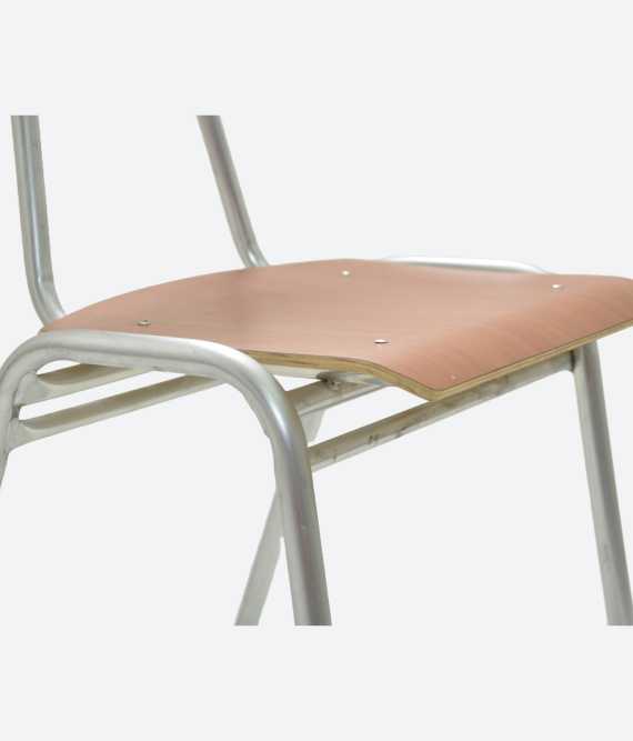 Silla Funcional Doble Curva con Refuerzo MINEDUC